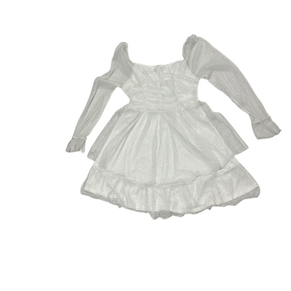 Altar'd White Mini Tiered Women's Dress Large - Picture 4 of 14